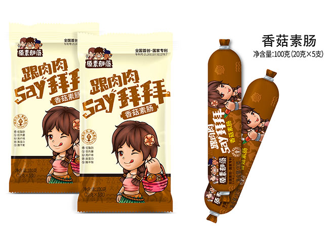 香菇素肠 100克